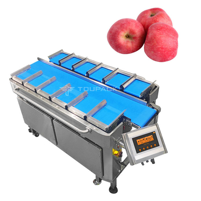Armut Elma Tartı Meyve Kombinasyonu Ölçeği 12 Kafa El Yükleme Tartı Makinesi