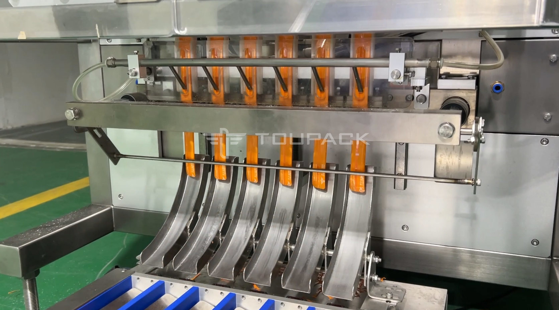 Çok sütunlu paketleyici kontrol ağırlığı sistemi çok şeritli çanta paketleme makinesi çantalar kontrol ağırlığı olan paketleme makinesi