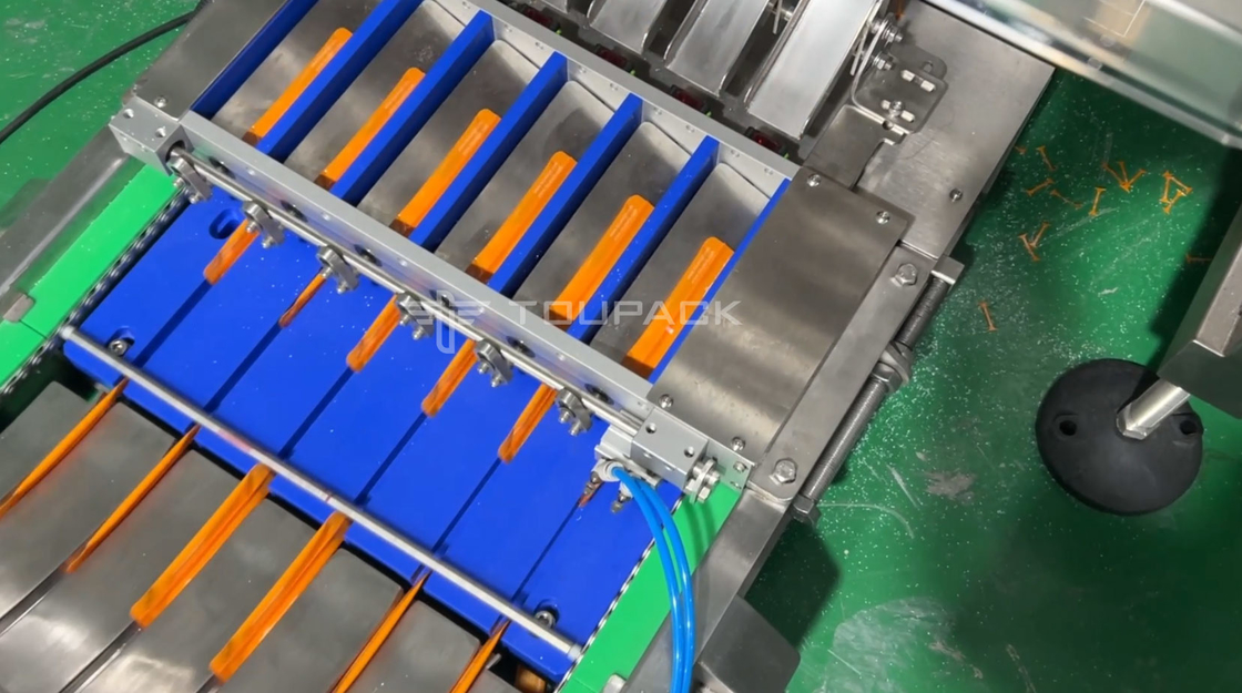 Çok sütunlu paketleyici kontrol ağırlığı sistemi çok şeritli çanta paketleme makinesi çantalar kontrol ağırlığı olan paketleme makinesi