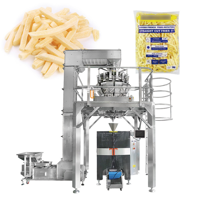 Croquette Paketleme Makinesi Balık Topu Paketleme Makinesi Vffs Paketleme Makinesi Otomatik Akıllı Paketleme Machi