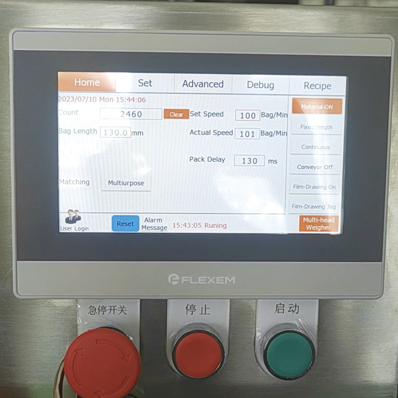 Kartoflu patates cipsi paketleme makinesi azot fıstık fındığı patlamış mısır paketleme makinesi