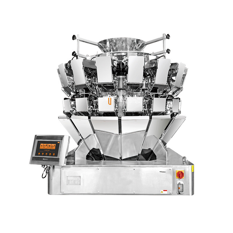 14 Hopper Multihead Ağırlatıcı Otomatik Doypack Paketleme Makinesi Azot Mısır Chips Paketleme Makinesi