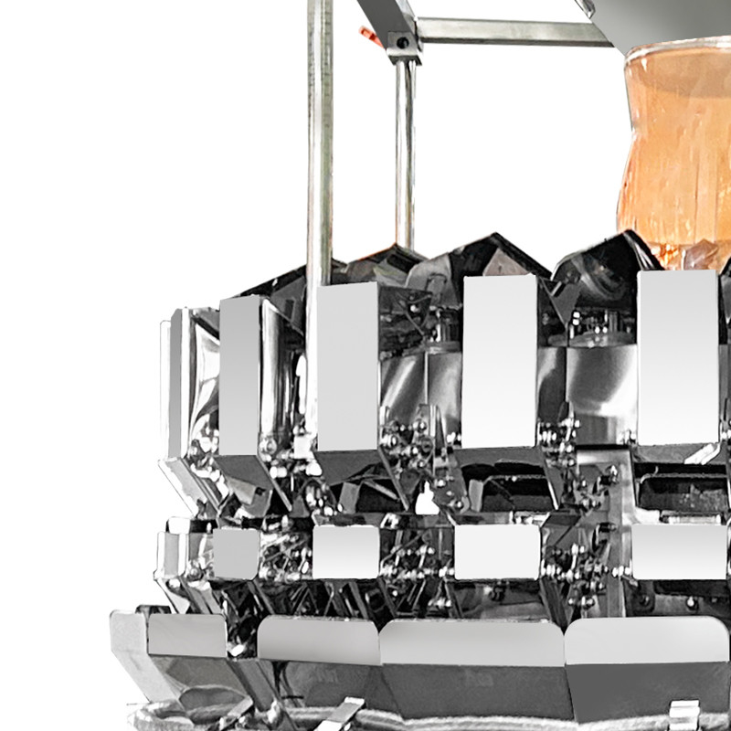 14 Hopper Multihead Ağırlatıcı Otomatik Doypack Paketleme Makinesi Azot Mısır Chips Paketleme Makinesi