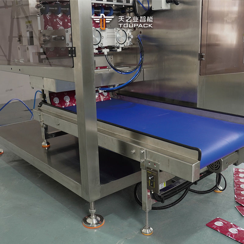 Otomatik Çok Şeritli Saşe Paketleme Çok Şeritli Hat Ketçap Sıvı Saşe Paketleme Makineleri Çok Şeritli Bal Saşe Paketleme Makinesi