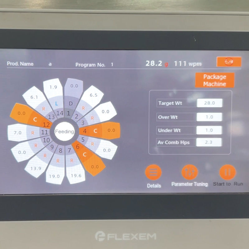 Yüksek Kaliteli Dikey Otomatik Kantitatif Parçacık Atıştırmalık Gıda Dolum Paketleme VFFS Tartım ve Paketleme Makinesi