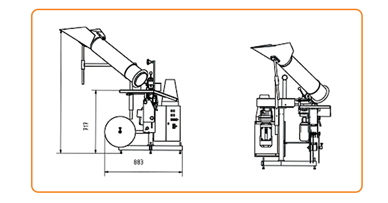 TOUPACK PP Soğan Sarımsak ve Patates Paketleme File Çanta Yapma Makinesi File Paketleme Makinesi