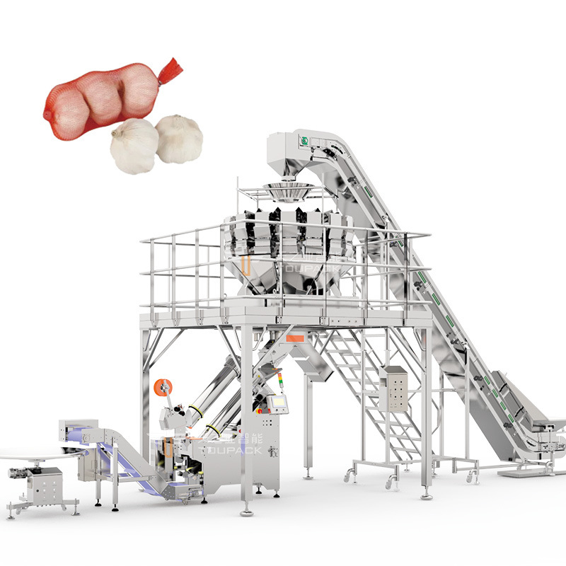 Otomatik Patates Torba Paketleme Makinesi/Zencefil Torba Paketleme Makinesi/Süpermarket için Sitrus Meyve Torba Paketleme Makinesi