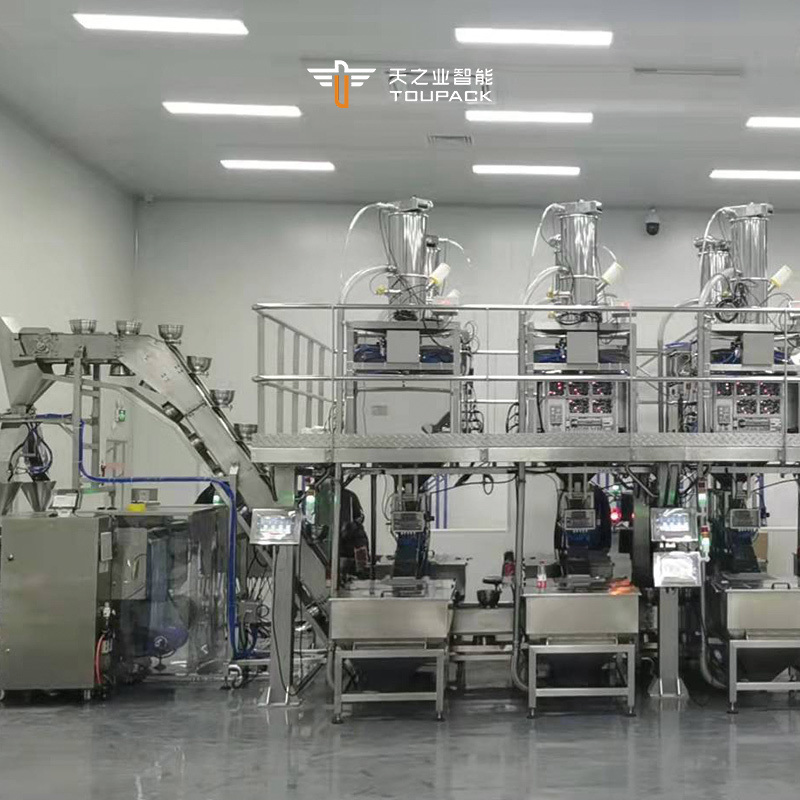 VFFS 1kg 2kg 5kg Otomatik Tartım Hayvan Yemi Torba Paketleme Kapatma Makinesi Kümes Hayvanı Yemi Paketleme Makinesi