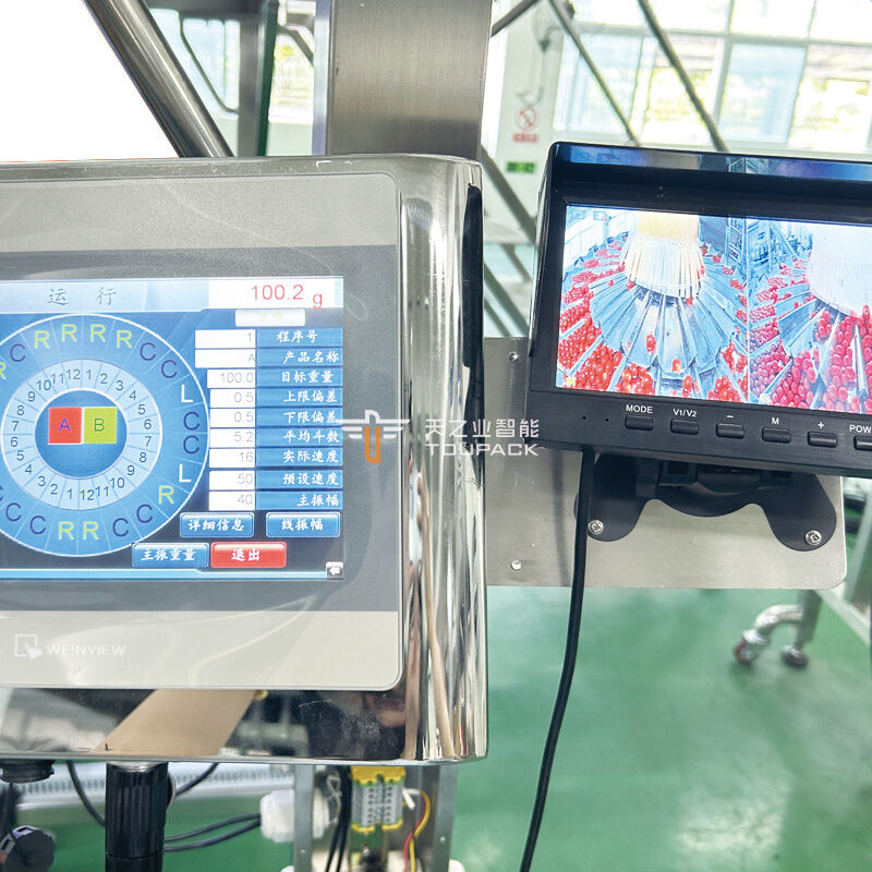 Meyve Kapaklı Paketleme Hattı Otomatik Meyve Tartı ve Dolum Makinesi PET Kutu Meyve Paketleme Sistemi