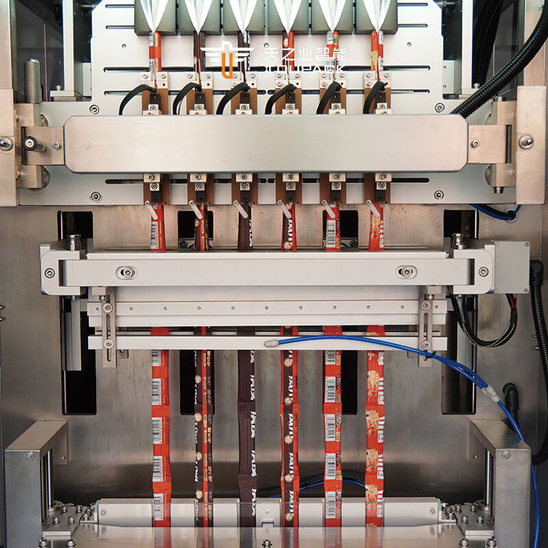 Çok Fonksiyonlu Otomatik 4 Şerit 6 Şerit Çok Şeritli Granül Kahve Sütlü Çay Tozu Paketleme Makinesi