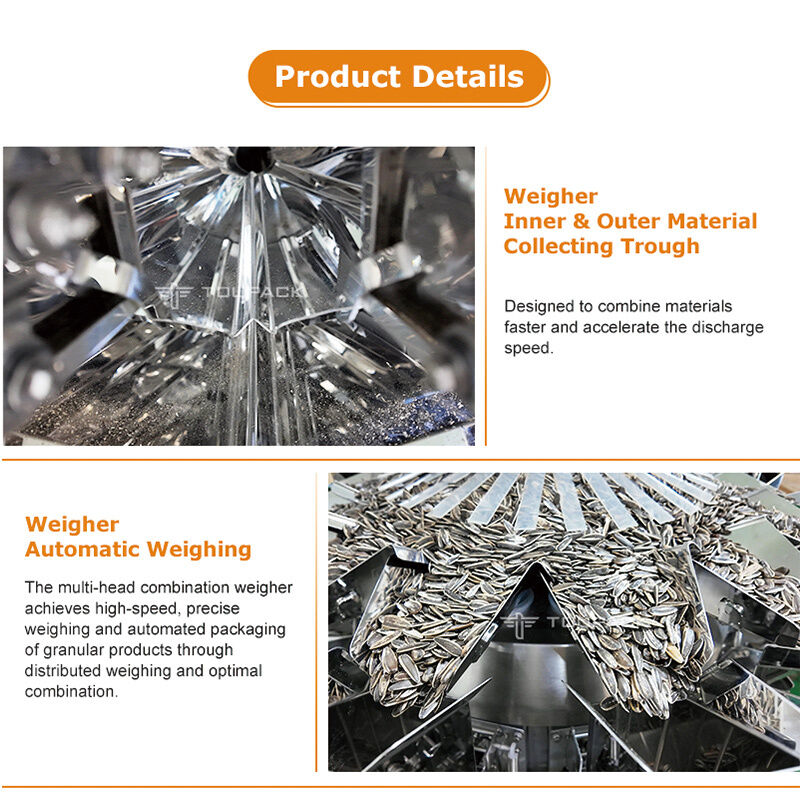 Commercial Packaging Machine High Precision Weighing Form Fill Seal Packaging Machine Bag Sealing Equipment