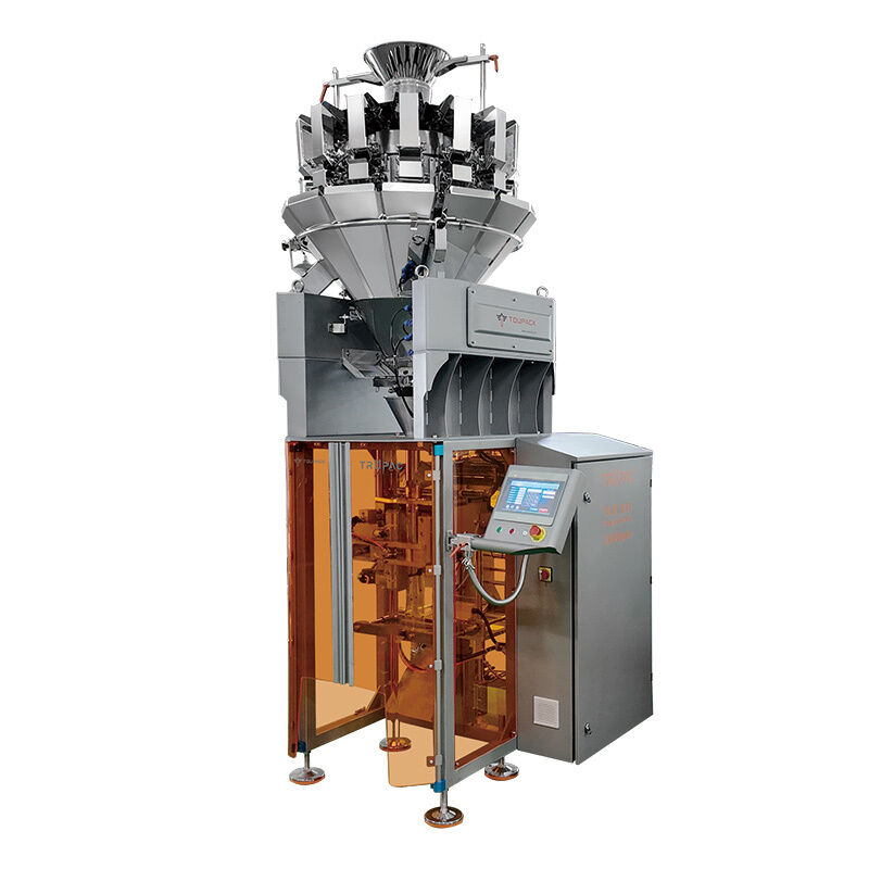 Otomatik Yastık Çantası Ağırlatma Paketleme Makinesi Atıştırmalıklar Fındıklar Granüller 5-200g Yüksek Hızlı Gıda Paketleme Ekipmanı
