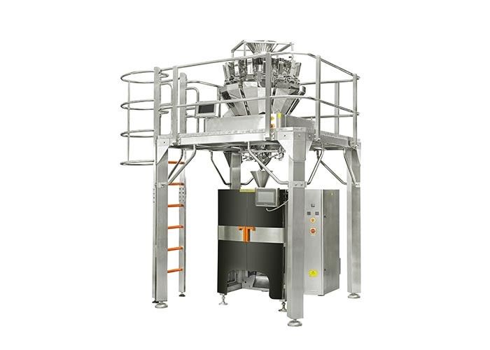 Mısır Tozu için Dikey Form Doldurma Conta Paketleme Makinesi 3.4KW Otomatik Bagger Dikey Form Dolum Makinesi