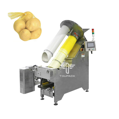 Patates Manuel Ayarı İçin Tam Otomatik Hasır Net Çanta Paketleme Makinesi
