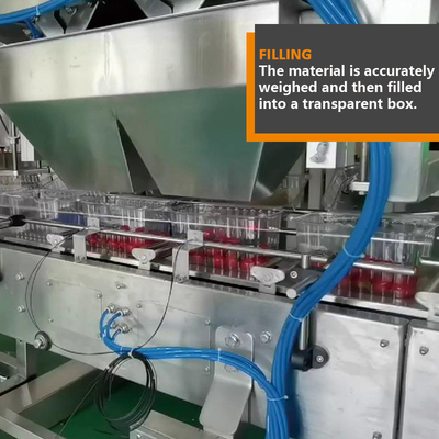 Taze Meyve Paketleme Otomatik Çok Kafa Kantarı Granül Küçük Domates Dolum Makinesi
