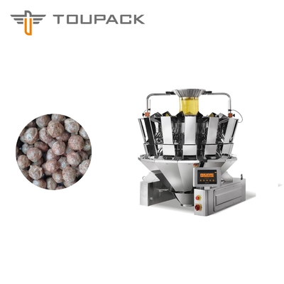 Su geçirmez Kantar Paketleme Makinesi Dondurulmuş Köfte 500g 1kg 5kg Tartı Gıda Paketleme Makinesi