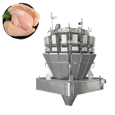 1.2L Otomatik Kombine Ölçü Tartıcı Et Doldurma Tavuk Kanatları Paketleme Makinesi