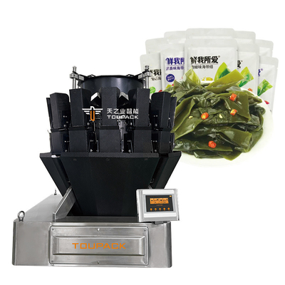 Otomatik Kelp vida besleyicisi kombinasyon tartıcı yapışkan ürün doldurma gıda et balık sığır eti tavuk çok başlı tartıcı