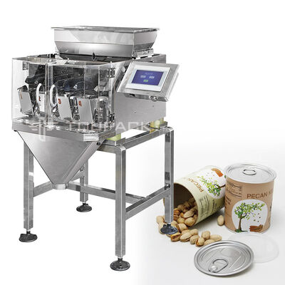 Linear Weigher Packaging Line Automatic Rice Sugar Salt Bean Packaging Machine Granule Weighing And Packing System