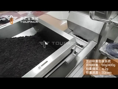 Fermente soya fasulyesi tartma ve paketleme makinesi yapışkan fasulyesi çok başlı tartıcı