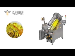 Altın Para Çikolatalı Torba Paketleme Makinesi Bağlayıcı Etiketle