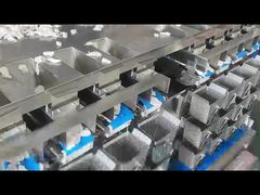 3 katmanlı 8 Kafalı Taze Gıda Tartıcı Köpekbalığı Yüzgeci Yastık Torba Tartım ve Paketleme Makinesi